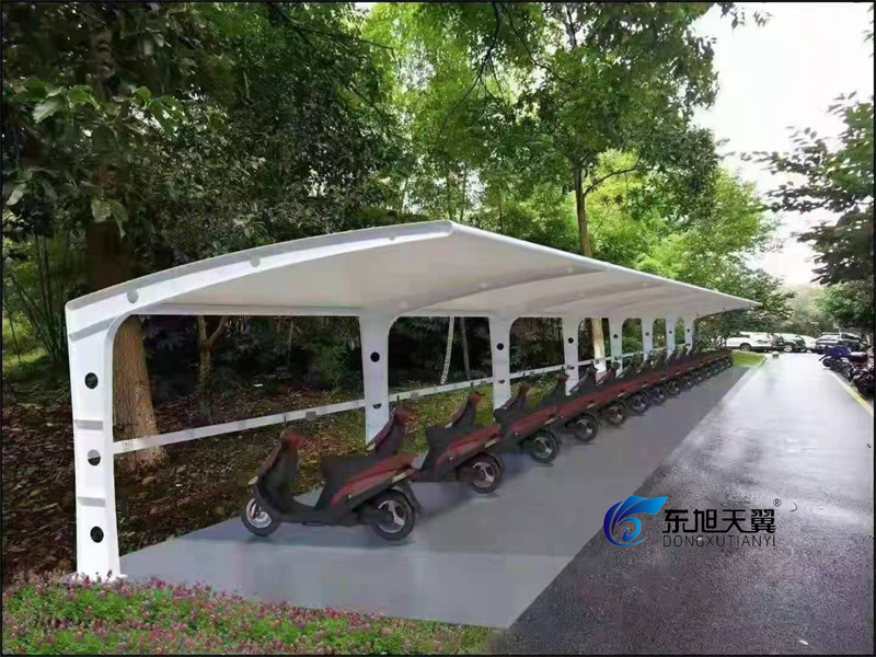 7字型膜结构自行车棚~01